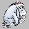 Girls Winnie the Pooh Eeyore Santa Letter Sketch T Shirt - 2 of 4