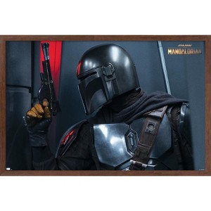 Trends International Star Wars: The Mandalorian Season 2 - Fight Framed Wall Poster Prints - 1 of 4