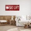 Stupell Industries Ski Lift Arrow Pointing Left, 20" x 48" - 2 of 4