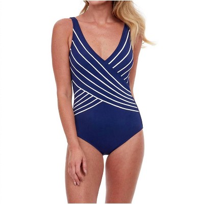 Women's V-Neck Surplice One Piece Swimsuit - Gottex