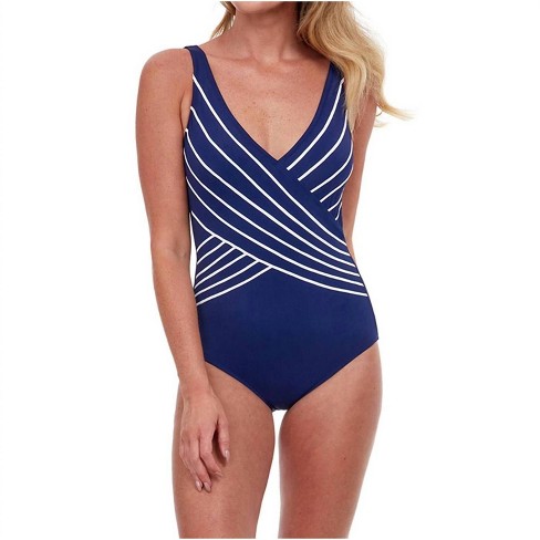 Women's V-Neck Surplice One Piece Swimsuit - Gottex - image 1 of 4