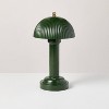 11.5" Fluted Metal Rechargeable Library Table Lamp (Includes LED Light Bulb) - Hearth & Hand™ with Magnolia - 2 of 4