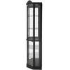 YOOCOZZ Lighted Glass Corner Curio Cabinet – Adjustable Shelves, Carved Cherry Decoration, Wine Storage - 2 of 4