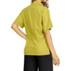 LA LEELA Womens Summer's Casual Blouse Shirt Blouses Short Sleeve Button Up Dress Tops Tee Shirts Coverup Hawaiian Dresses for Women - 2 of 4
