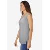 Woman Within Plus Size Perfect Sleeveless Shirred U-Neck Tunic - 4 of 4