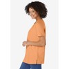 Woman Within Plus Size Perfect Short-Sleeve Keyhole Tee - 4 of 4