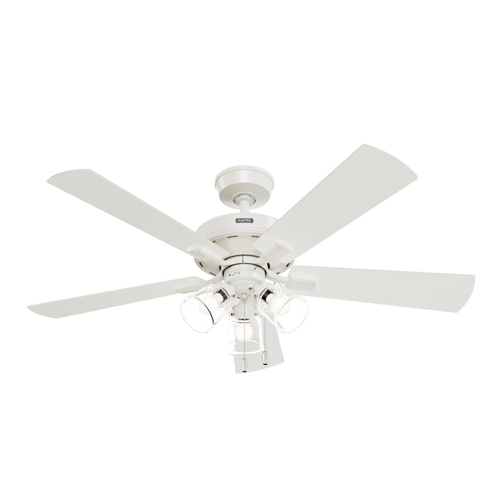 Photos - Air Conditioner 52" Crestfield Ceiling Fan with Light Kit and Pull Chain (Includes LED Lig