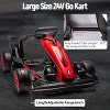 Ride On Go Kart for Kids, 8MPH Fast Drifting Circling Car, Adjustable Seat Electric Ride Toy, Max Load 135lbs, Racing Toy for Kids 6+ Years - 4 of 4