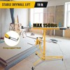 11 Ft Drywall Lift, 150LBS Capacity Rolling Drywall Rolling Lifter, Heavy Duty Sheetrock Hoist with Telescopic Arm for Home & Commercial Use - 4 of 4
