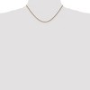 Black Bow Jewelry 1.4mm, 14k Yellow Gold Diamond Cut Solid Spiga Chain Necklace - 2 of 4