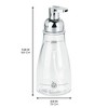 iDesign Refillable Foaming Soap Dispenser - Clear/Chrome - 2 of 4