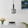 Rynner 8" Height Adjustable Pendant - PND4148 - Smoke Grey/Black - Safavieh - 2 of 4