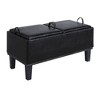 Breighton Home Designs4Comfort Brentwood Storage Ottoman - 2 of 4