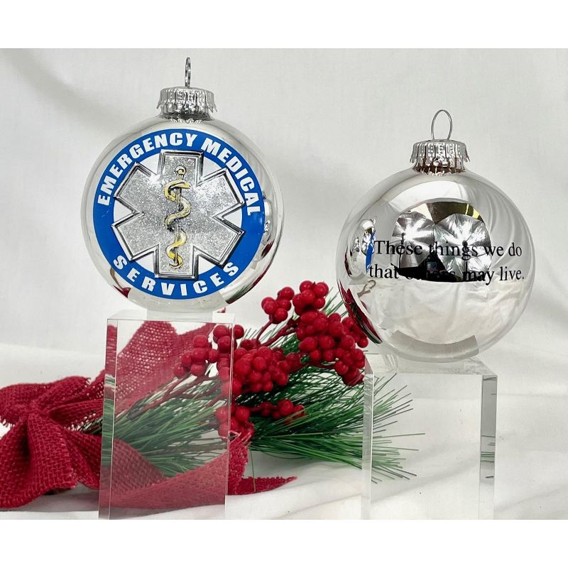 Christmas By Krebs - 80mm / 3.25 inch Decorated Collectible Glass Ball Ornament, 2 of 8