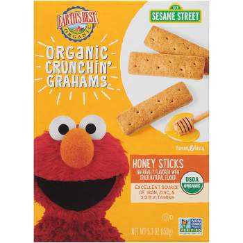 Earth's Best Crunchin' Grahams Honey Sticks Baby Snacks - 5.3oz
