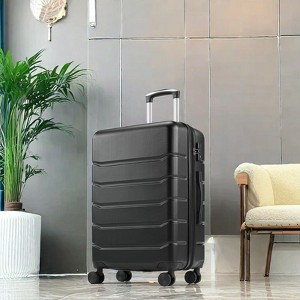 Maggift Luggage, Expandable Carry-On Suitcase with Dual Spinner Wheels and TSA Lock, Hard Shell for Business, Vacation, Travel, Black, 18"*12"*29.5" - 1 of 4