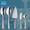 Amefa Moderno 45-Piece Silverware Flatware Cutlery Set Service for 8, Durable 18/10 Stainless Steel High Gloss Mirror Finish - 3 of 4