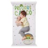 NoJo Star Wars The Mandalorian Grogu, White, Green, and Blue Precious Cargo Photo Op Nursery Fitted Crib Sheet - 3 of 4