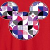 Men's - Disney - Mickey Mouse Geometric Logo Long Sleeve Graphic T-Shirt - 2 of 3