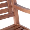 Bamberg Transitional Acacia Wood Outdoor Rocking Chair - Saracina Home - 4 of 4
