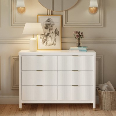 Namesake Brimsley Tambour 6-Drawer Assembled Dresser