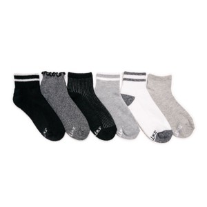Muk Luks Women's 6 Pack Dream Mini Crew Sock - 1 of 3