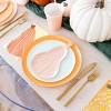 Jollity & Co. - Gourd Dessert Plates - Pack of 8 Paper Plates, 2 of Each Style Per Pack - 2 of 3