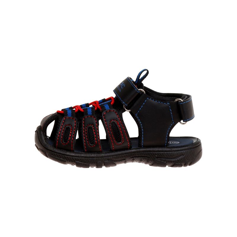 Beverly Hills Polo Club Adventurous Light-Weight Adjustable Strap Sport Sandals for Boys and Girls (Little Kids), 2 of 6