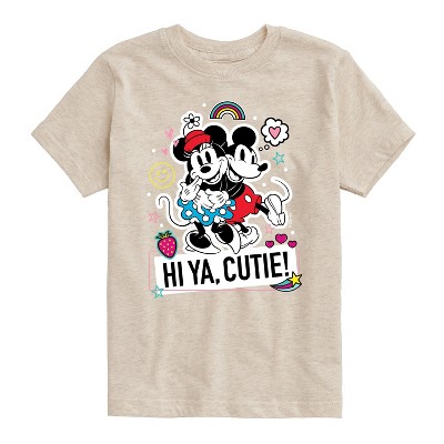 Boys' - Disney - Mickey Minnie Hi Ya Cutie Short Sleeve Graphic T-Shirt
