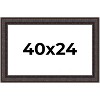 PosterPalooza | 3.5" Wide Ornate Brown Picture Frame - UV Acrylic, Backing Board, Hanging Hardware Included - 2 of 4