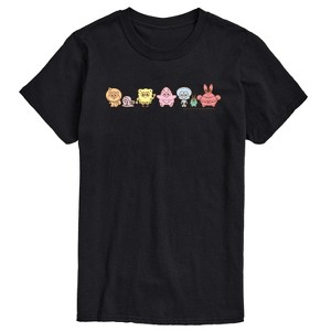 Men's - Spongebob Squarepants - Adorabob Lineup Short Sleeve Graphic T-Shirt - 1 of 4