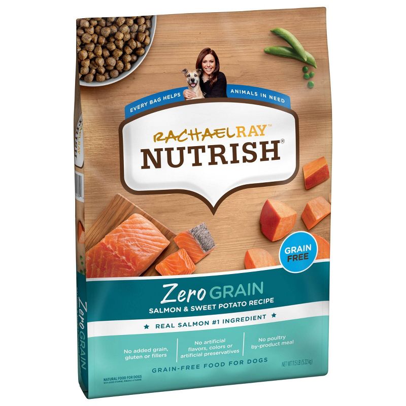 Rachael Ray Nutrish Zero Grain Salmon &#38; Sweet Potato Dry Dog Food - 11.5lbs, 6 of 8