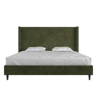 RealRooms Evie Upholstered Wingback Bed
