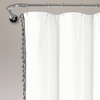 72"x72" Boho Melora Tassel Yarn Dyed Eco-Friendly Recycled Cotton Shower Curtain Gray - Lush Décor: Ring Top, Plain Weave - 2 of 4