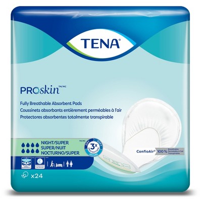 Tena Proskin Night Super Incontinence Pads : Target