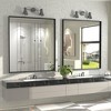 Apmir High-Strength Tempered Glass and Aluminum Alloy Framed French Cleat Mounted Wall Decor Bathroom Vanity Mirror with 5-Year Warranty - 2 of 4