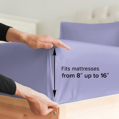 Lavender Queen Deep Pocket Microfiber Bed Sheet Set
