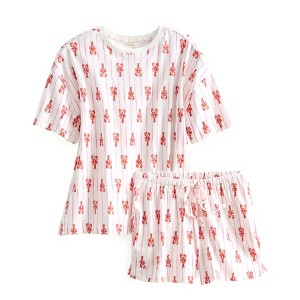 Vera Bradley Women's Outlet Cotton Essential Short-Sleeved Pajama Set - 1 of 3