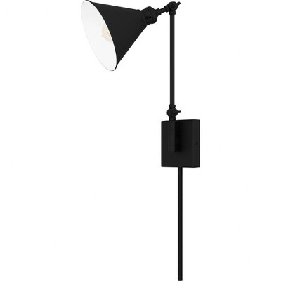 Quoizel Lighting Quoizel Wood 1 - Light Sconce in  Matte Black