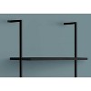 Monarch Specialties Bookshelf Bookcase Etagere Ladder 5 Tier 72InchH Office Bedroom Metal Laminate Black Contemporary Modern - 3 of 4