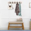 Phiestina Wall-Mounted Farmhouse Coat Rack with 5 Standard Hooks - 3 of 4