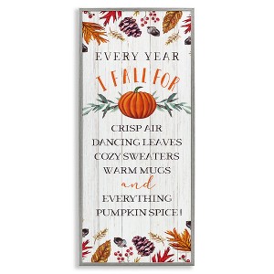 Stupell Industries Every Year Favorite Fall Things Black Framed Giclee Art - 1 of 4