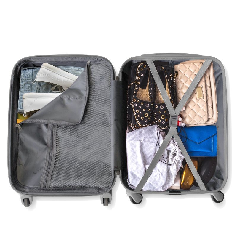 AMKA Varsity 2-Piece Carry-On Spinner Weekender Bag Luggage Sets, 2 of 8