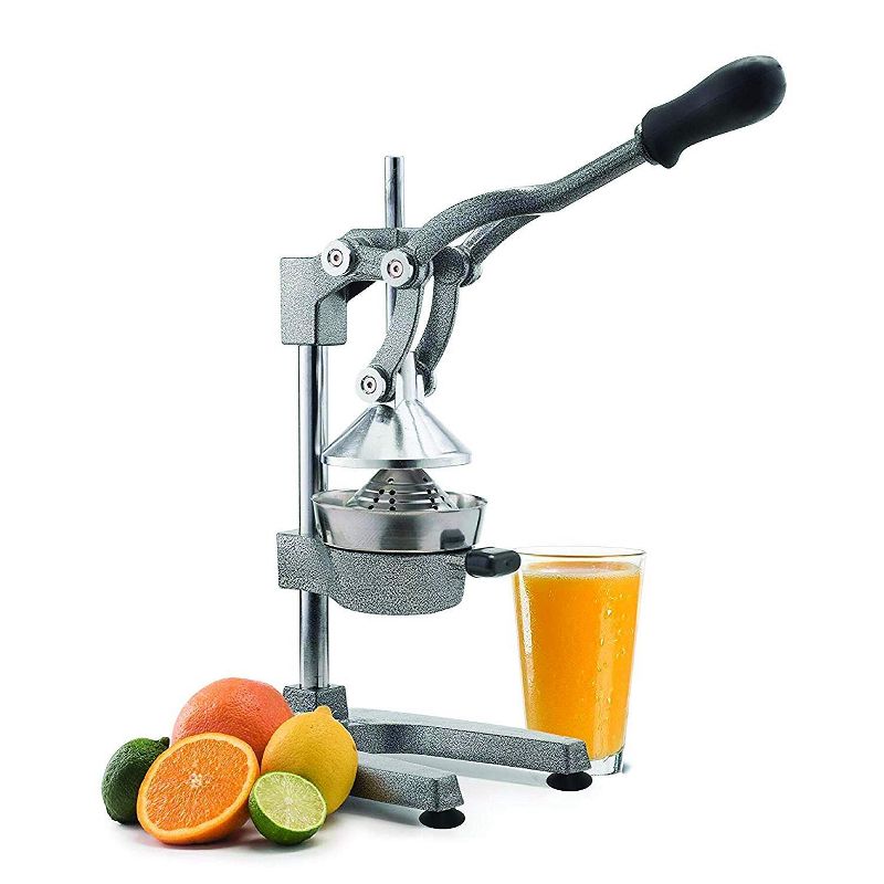 Vollum Manual Fruit Citrus Juicer - Commercial Grade, Stainless Steel and Cast Iron - Non-skid Suction Cup Base - 15.3", 1 of 7