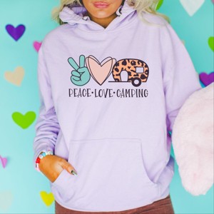 Simply Sage Market Peace Love Camping Hoodie - 1 of 4
