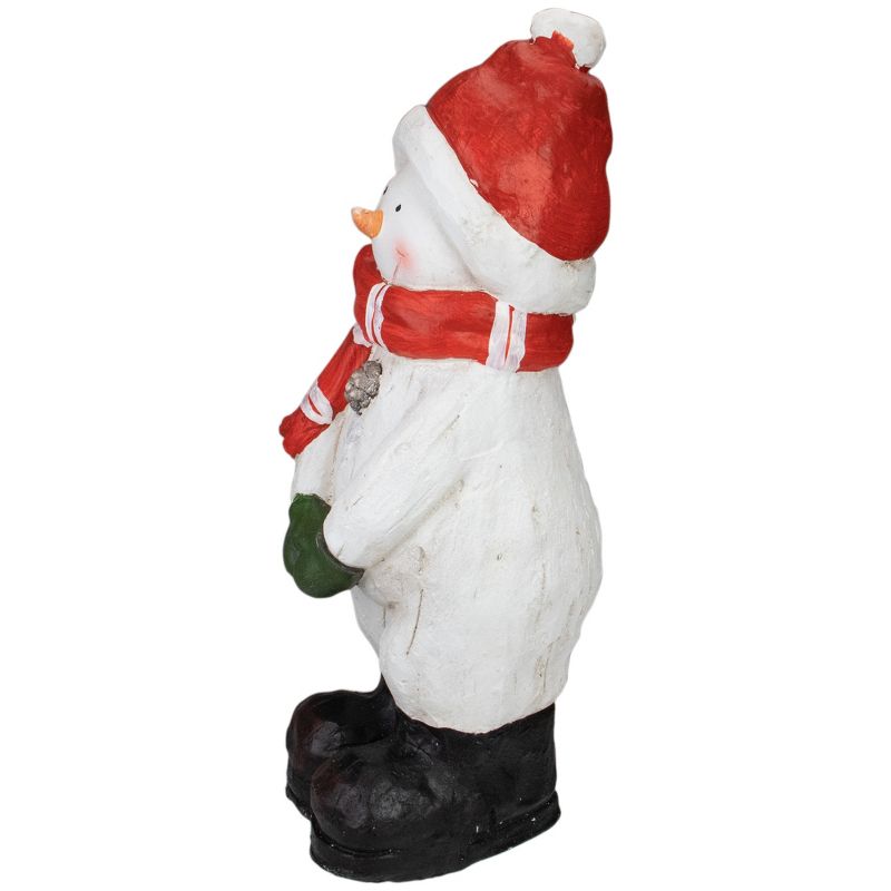 Northlight 17" White and Red Snowman Christmas Tabletop Decoration, 2 of 5