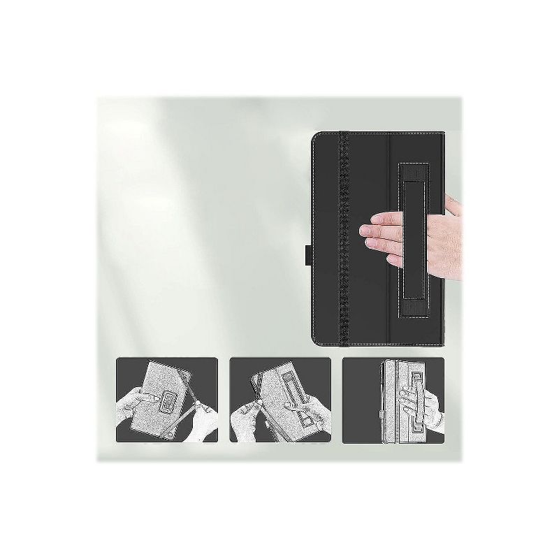 SaharaCase Bi-Fold Folio Case for Lenovo Tab M9 Black (TB00317), 5 of 9