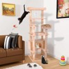 Gulches All in One Pink Cat Paradise: Ideal for Indoor Cats, Complete with Hammock, Scratching, Platforms & Shelter - 3 of 4