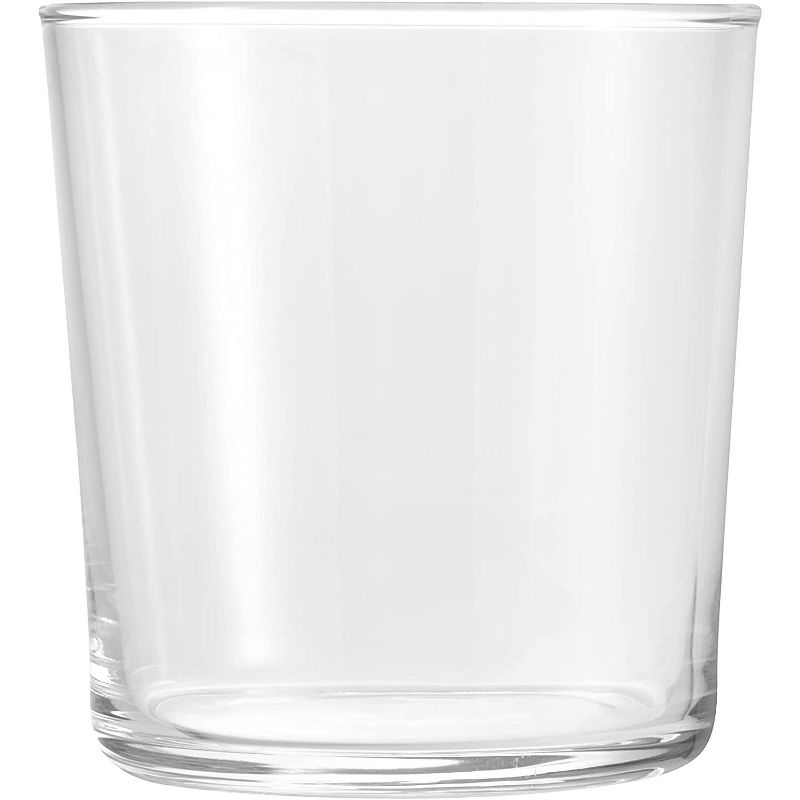Bormioli Rocco Bodega Glassware, 12-Piece Medium 12 oz Drinking Glasses For Water, Beverages & Cocktails, Tempered Glass Tumblers, Clear, 1 of 6