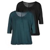 Women's 2 Pk Elbow Sleeve Tops - LASCANA - 4 of 4